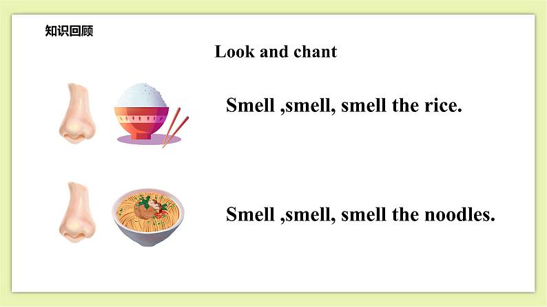 Module 1 Unit 3 Taste and smell-Period 3 Let's play课件+教案+练习07