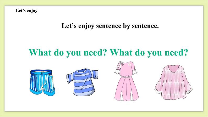 Module 3 Unit 9 Clothes-Period 3 Let's act课件+教案+练习04