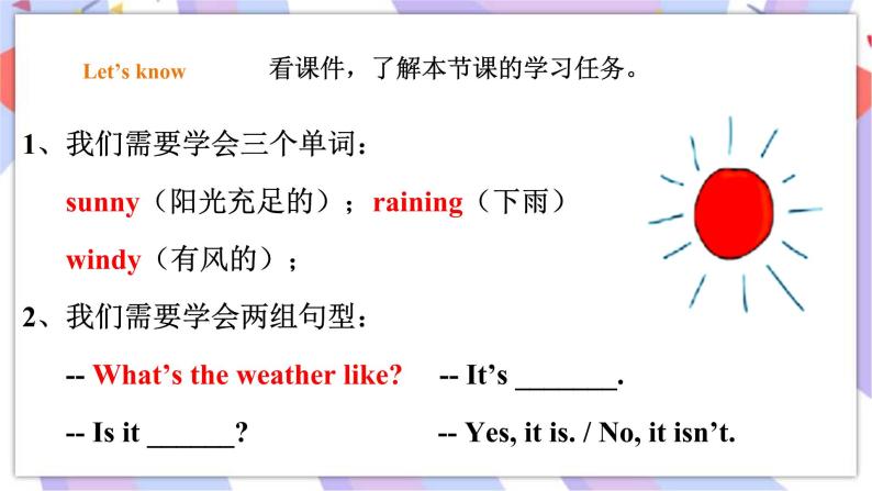 Module 1 Unit 1 What's the weather like 课件+教案+习题02