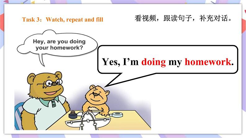 Module 3 Unit 2 Are you doing your homework 课件第6页