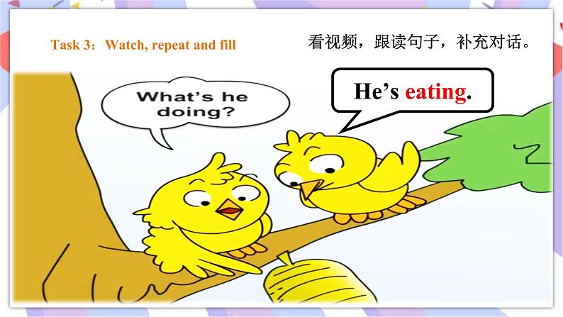 Module 4 Unit 2 What's he doing 课件+教案+习题07