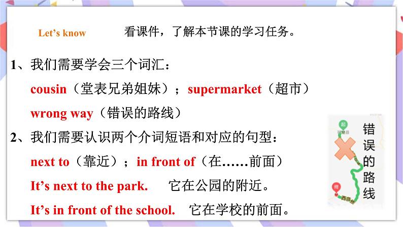 Module 10 Unit 1 It's next to the park 课件+教案+练习02