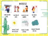 人教版(PEP)四年级下册Unit3 Weather知识点复习课件