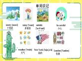 人教版(PEP)四年级下册Unit3 Weather知识点复习课件
