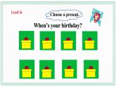 Unit 5 When's your birthday 第三課時(shí) 湘少版（三起） 課件+素材
