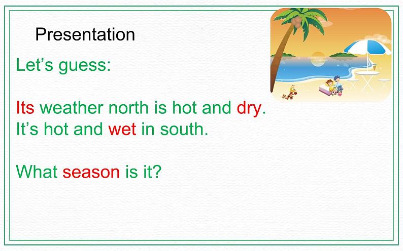 Unit1 There are four seasons in a year 第一课时 课件07