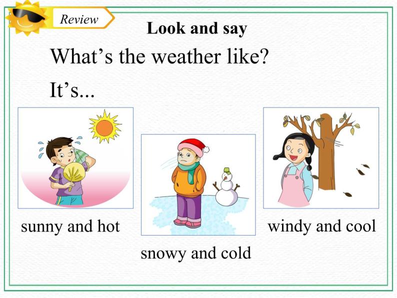 unit 4 what’s the weather like？   第二课时课件03