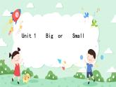 Unit 1 Big or Small 课件（内嵌音视频）+素材