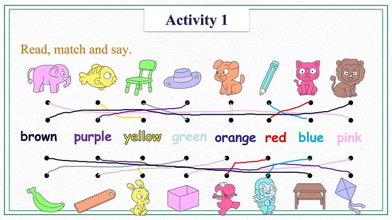 Unit 2 Colors Practices & Song & Activities 课件第7页