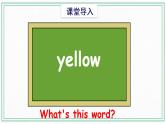 Unit 2 Colors Sounds and words 课件