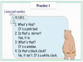 Unit 3 My room  Practices & Chant & Activities 课件