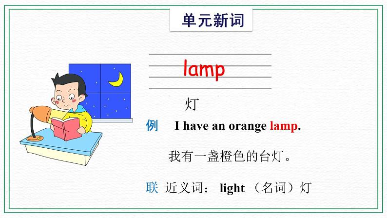 Unit 3 My room  Vocabulary & Target 课件07