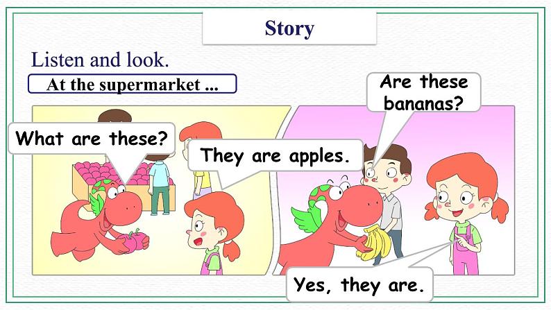 Unit 4 Fruit  Story  课件第3页