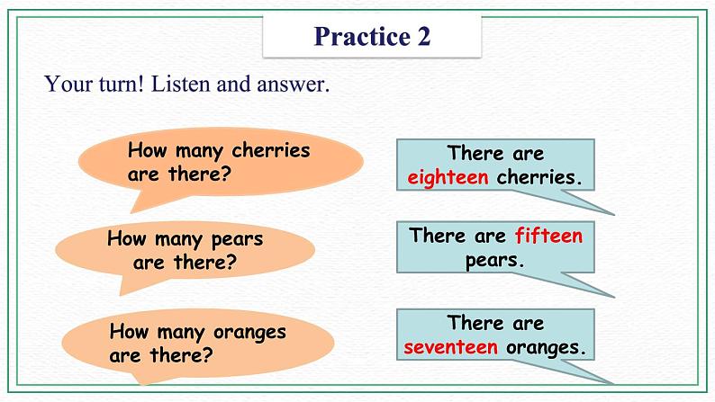 Unit 8 Counting  Practices & Song & Activities 课件第7页