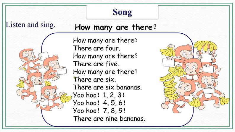 Unit 8 Counting  Practices & Song & Activities 课件第8页