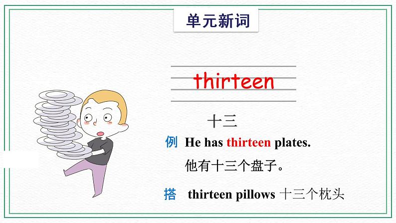 Unit 8 Counting  Vocabulary & Target 课件02