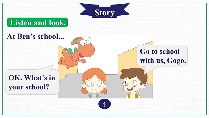 Unit 1 My School  Story 课件02