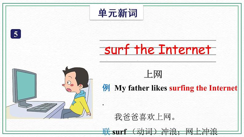 Unit 8 Weekend Fun  Vocabulary & Target课件第6页