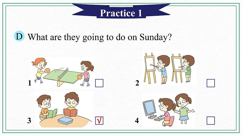 Unit 3 On Vacation  Practices & Activity & Sounds and words课件05