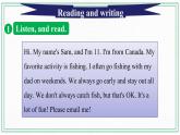 Unit 5 My Favorite Activities  Reading and writing & Song activity 课件