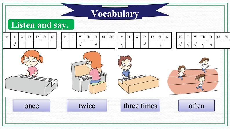 Unit 5 My Favorite Activities  Vocabulary & Target 课件02