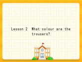 Lesson 2  What colour are the trousers？课件
