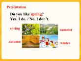 Lesson 9   I like summer 科普版 课件