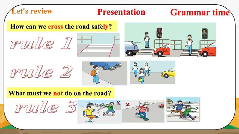 译林版6X-Unit 4 Road safety Period 3 语法课 课件第8页