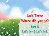 Unit 3 Where did you go Part B Let's talk课件+素材（