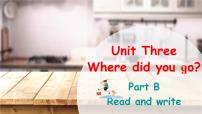 英语人教版 (PEP)Unit 3 Where did you go? Part B获奖课件ppt