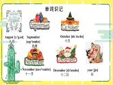 人教版(PEP)五年级下册Unit 3 My school calendar知识点复习课件