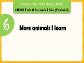 Module 2 Unit 6 Animals I like（第5课时）课件