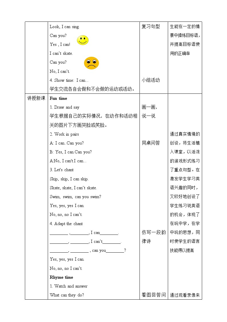 Unit 5 Can you？ Fun time & Rhyme time课件+教案+试卷+素材02