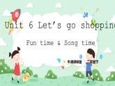 Unit 6 Let's go shopping! Fun time & Song time课件+教案+练习+素材