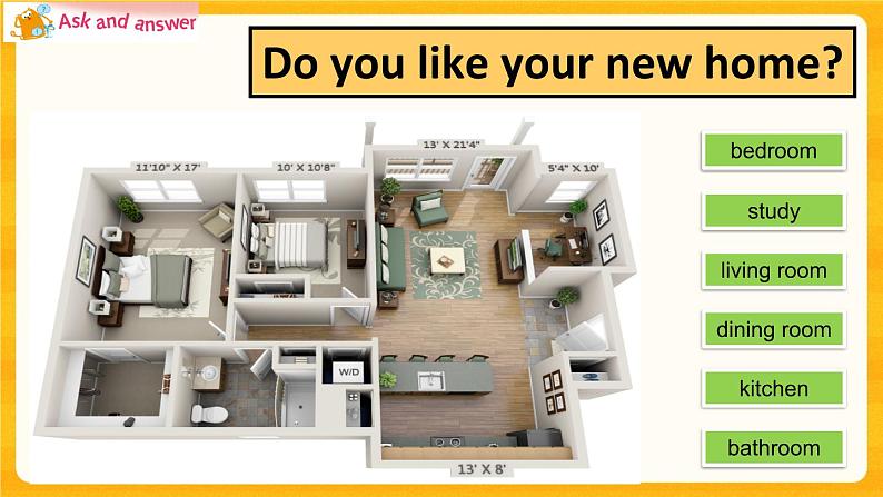 Module 1 Unit 2 Our new home第1课时 教案+课件 )07