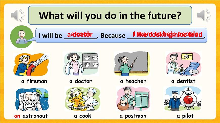 Module 1 Unit 3 In the future 第四课时（课件）第3页