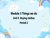 Module 3  Unit 8 Buying clothes第2课时   教案+课件