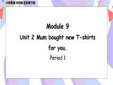 Module 9 Unit 2 Mum bought new T-shirts  课件+素材