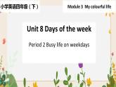 Module 3 Unit 8 Days of the week第2课时 教案+课件