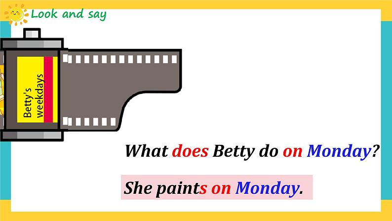 Module 3 Unit 8 Days of the week第3课时 教案+课件03