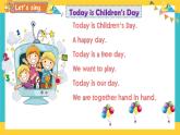 Module 4 Unit 11 Children’s day第3课时 教案+课件