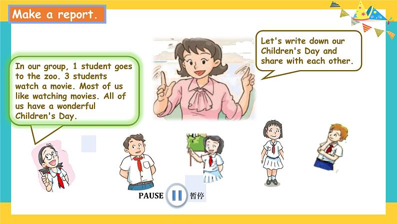 Module 4 Unit 11 Children’s day第3课时 教案+课件08