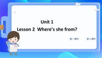 小学Unit 1 CountriesLesson 2 Where's she from?示范课课件ppt