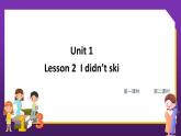 鲁科版（五四学制）（三起）英语五年级下册 Unit 1 Lesson 2  I didn’t ski（课件+素材）