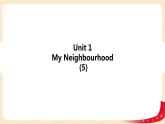 【精品备课包，课件+教案+练习+无音频素材】四年级下册英语-Unit 1 My Neighbourhood Story Time人教新起点