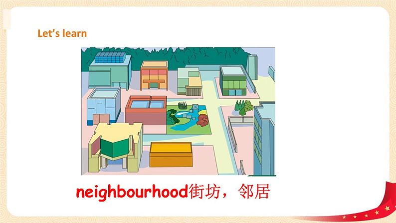 【精品备课包，课件+教案+练习+素材】四年级下册英语-Unit 1 Neighbourhood lesson 1人教新起点04