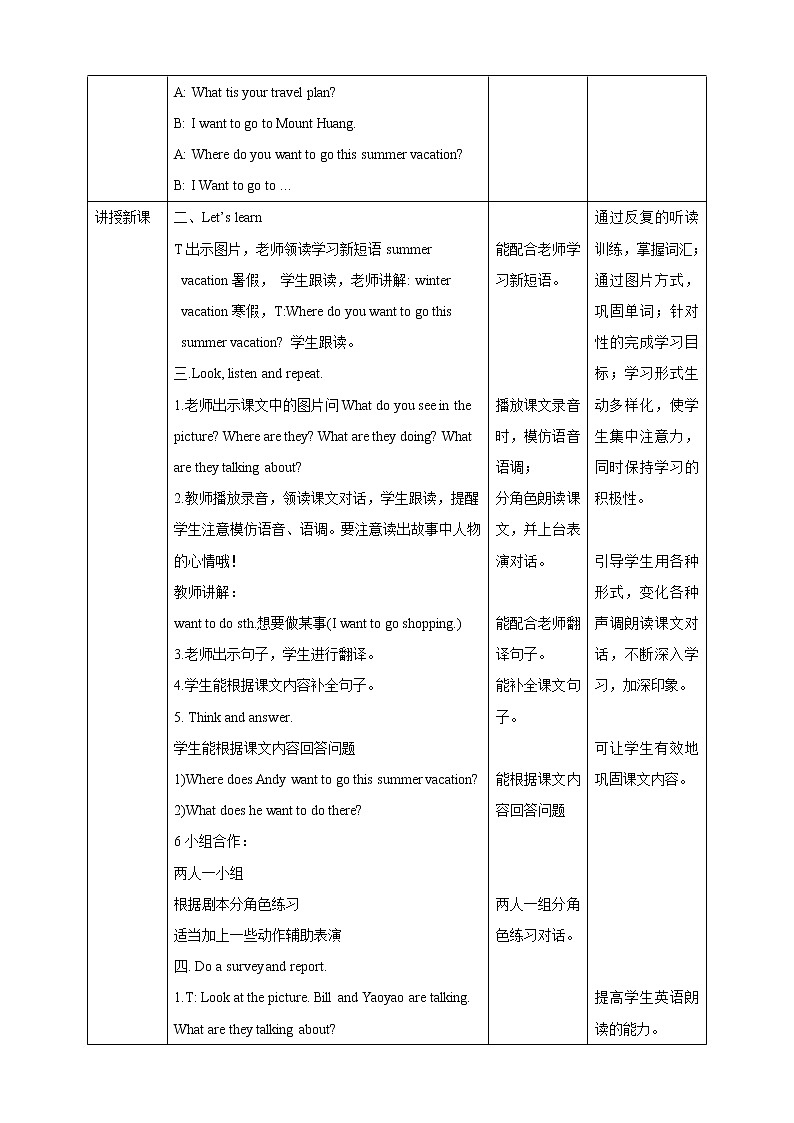 【精品备课包，课件+教案+练习+无音频素材】四年级下册英语-Unit 3Travel Plans lesson 2人教新起点02