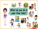【精品备课包，课件+教案+练习+无音频素材】四年级下册英语-Unit 5  Free Time fun time+story time人教新起点