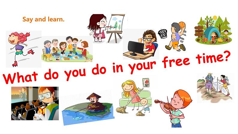 Unit 5  Free Time let 's spell＋let 's chec  课件第4页