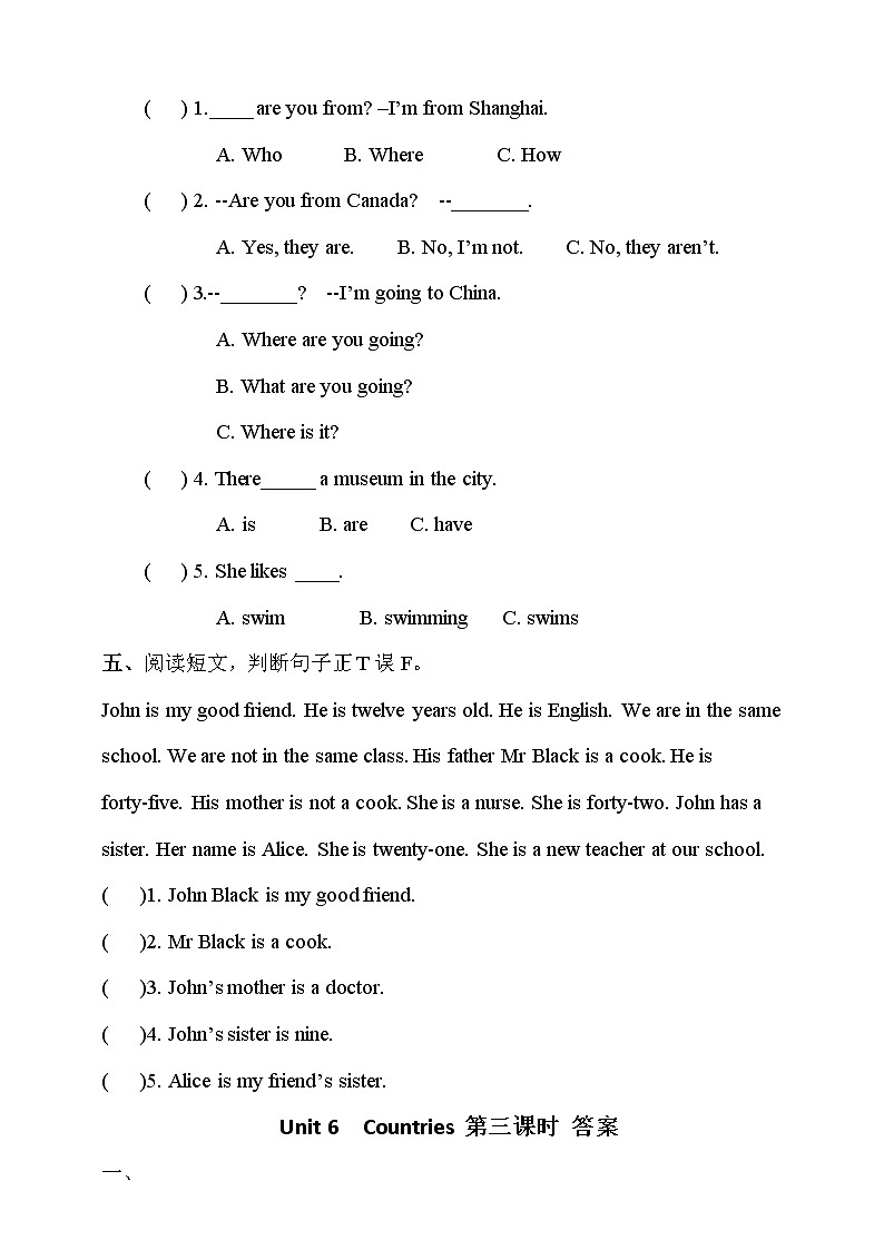 【精品备课包，课件+教案+练习+无音频素材】四年级下册英语-Unit 6 Countries lesson 3人教新起点02